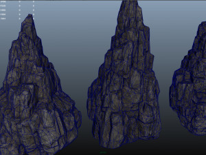 rock stone lowpoly 3D 模型