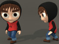 Jhonny Cartoon simple character 3D Model