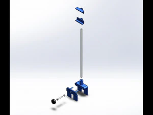 soporte para tableta Modelo de impresión 3D