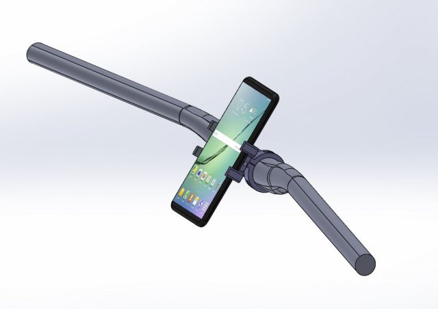 mountain bike smartphone holder 3D in 3DExport