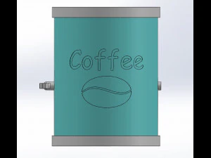 dispensador de caf&eacute; para cafeteira moka Modelo de Impressão 3D