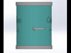dispensador de caf&eacute; para cafeteira moka Modelo de Impressão 3D