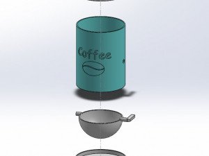 coffe dispencer for moka pot 3D Print Model