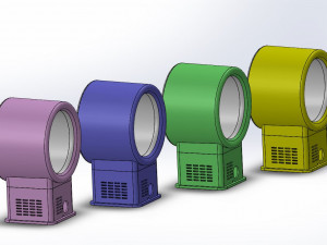 bladeless desktop fan Modelo de Impressão 3D