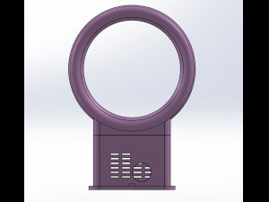 bladeless desktop fan Modelo de Impressão 3D