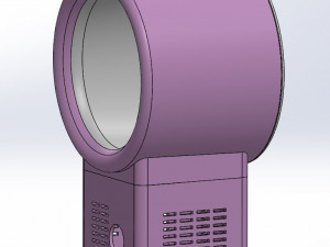 bladeless desktop fan Modelo de Impressão 3D