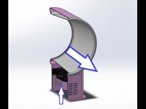 bladeless desktop fan Modelo de Impressão 3D