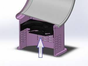 bladeless desktop fan Modelo de Impressão 3D