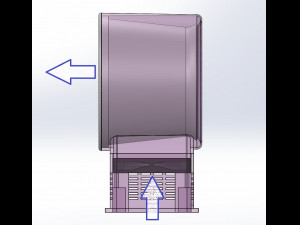 bladeless desktop fan Modelo de Impressão 3D