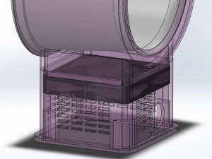 bladeless desktop fan Modelo de Impressão 3D