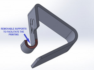 elephant simple smartphone holder 3Dプリントモデル