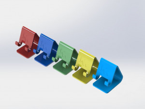 elephant simple smartphone holder 3Dプリントモデル
