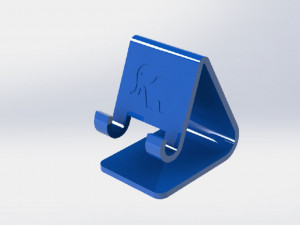elephant simple smartphone holder 3Dプリントモデル