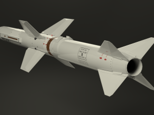 selenia aspide missile 3D Model
