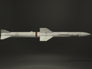 selenia aspide missile 3D Model