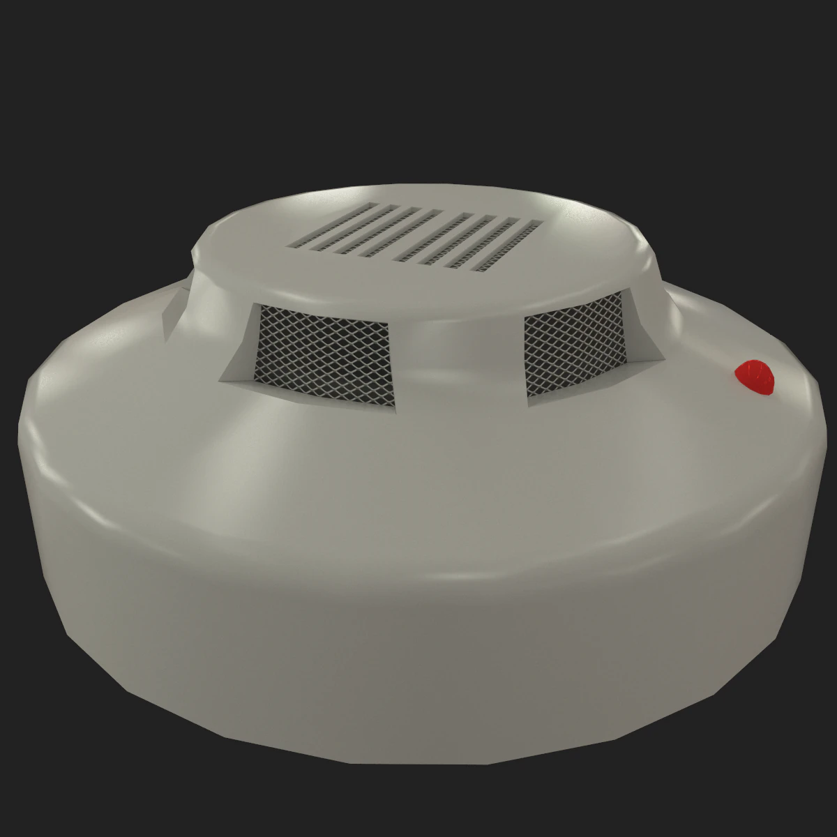 smoke detector 3D Model .c4d .max .obj .3ds .fbx .stl .blend 
