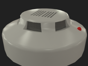smoke detector 3D Model