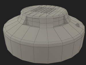 smoke detector 3D Model