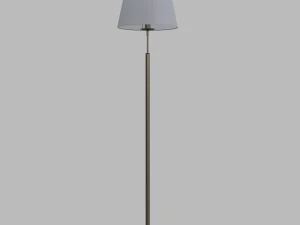 bronze floor lamp 3D Model