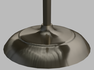 bronze floor lamp 3D मॉडल