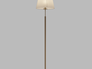 bronze floor lamp 3D मॉडल