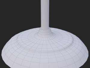 bronze floor lamp 3D मॉडल