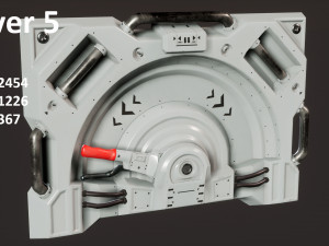 buttons and levers pack 10 pcs animated 3D Model