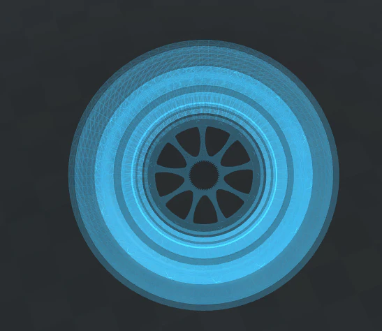 racing wheels 3D Model .c4d .max .obj .3ds .fbx .stl .blend