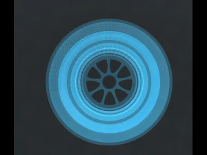 racing wheels 3D Model