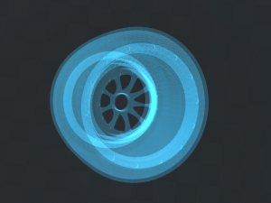 racing wheels Model 3D