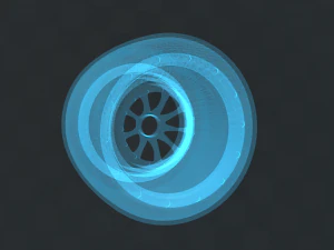 racing wheels 3D Model