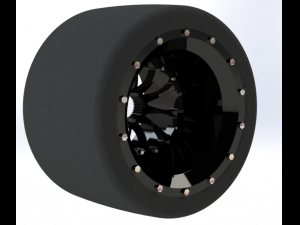racing wheels Model 3D