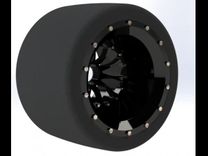 racing wheels 3D Model