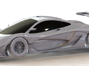 mclearen p1 gtr 3D Модель