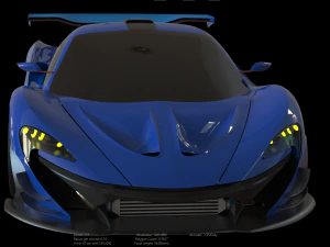 mclearen p1 gtr 3D Model