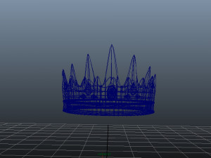 golden crown 3D 模型