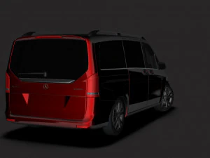 메르세데스-벤츠 비토 250 블루텍 2018 3D 모델