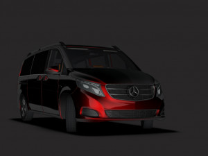 mercedes-benz vito 250 bluetec 2018 3D Модель