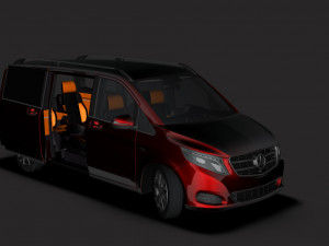 mercedes-benz vito 250 bluetec 2018 3D Модель