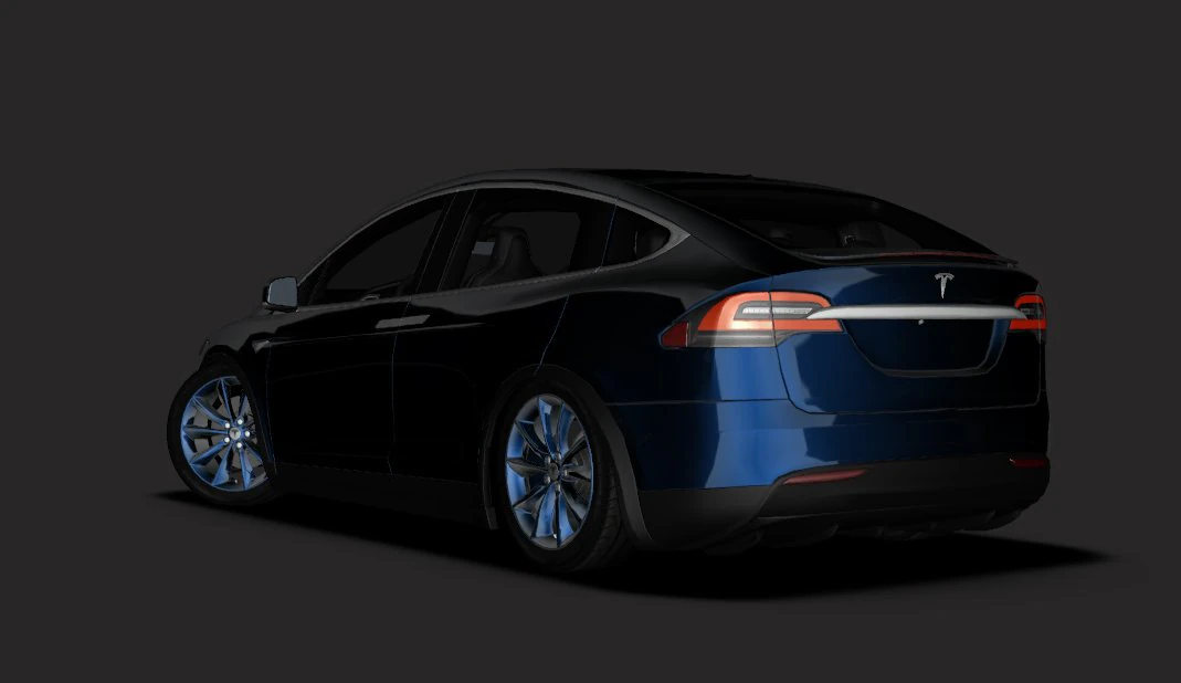 테슬라 모델 x 2017 3D 모델 .c4d .max .obj .3ds .fbx .stl .blend 