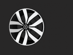 mercedes-benz lass wheel 3D 모델