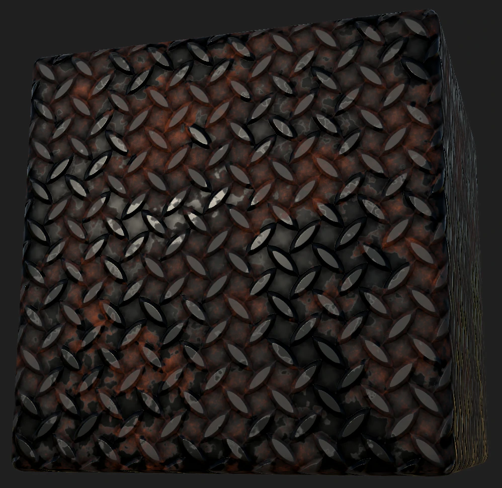 pbr матеріал іржа метал CG Текстури .c4d .max .obj .3ds .fbx .stl .blend 