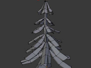 low poly pine tree v2 for cartoon or game Modelo 3D
