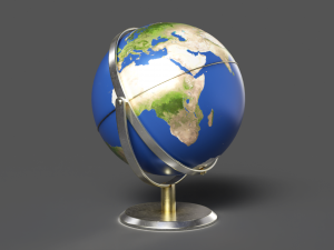 Earth Globe 3D 모델