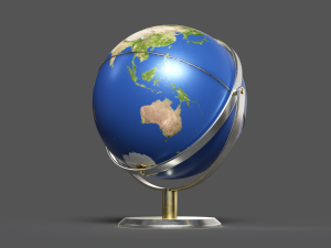 Earth Globe 3D 모델