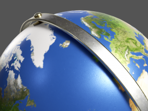 Earth Globe 3D 모델