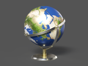 Earth Globe 3D 모델