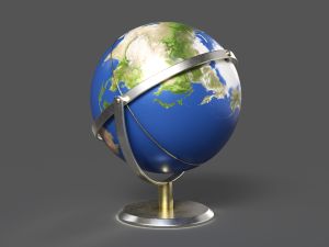 Earth Globe 3D 모델