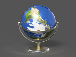 Earth Globe 3D 모델