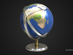 Earth Globe 3D 모델